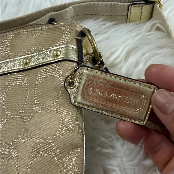Coach Gold Crossbody Bag - Picture 2 of 10